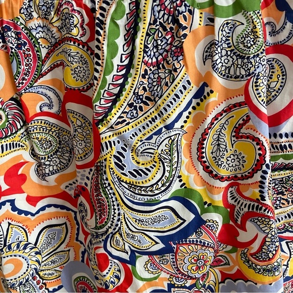Tommy Hilfiger Colourful Paisley 100% Cotton Dress Women’s Size 10 - Picture 6 of 12